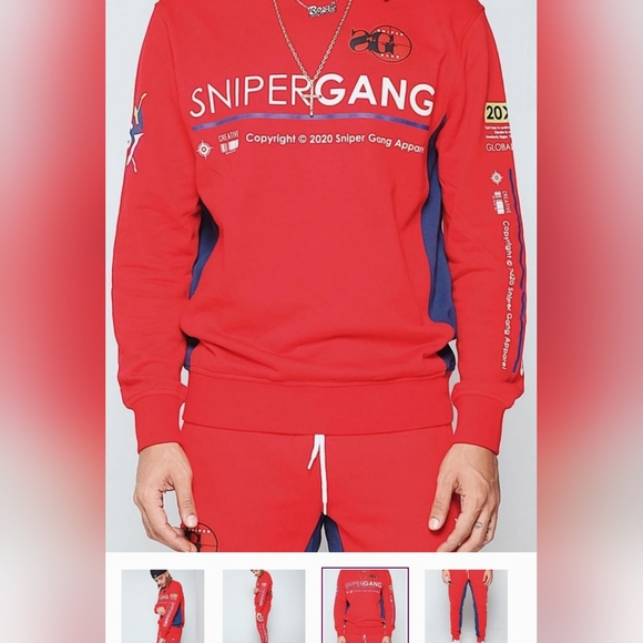 Sniper Gang Medium RED 20XX FIT Deadstock Not Avaliable HTF!!! 🔥 - Picture 1 of 4